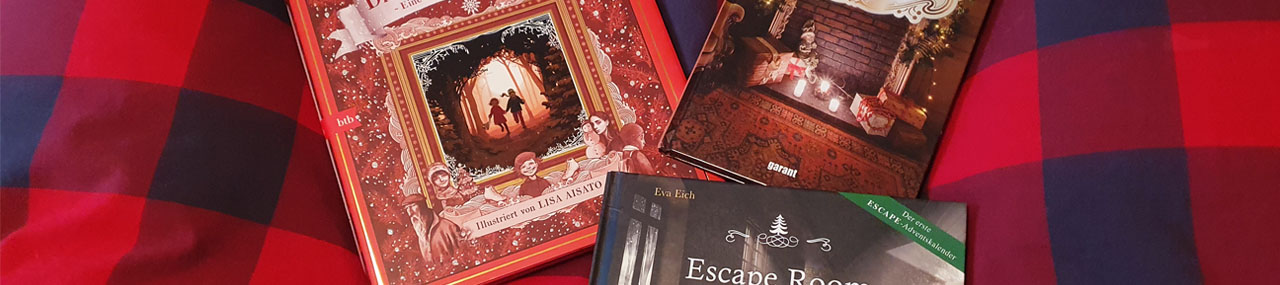 Literarische-Fundstücke: 3 Weihnachtsbücher („Die Schneeschwester“, „Escape Room“, Dickens „Eine Weihnachtsgeschichte“)